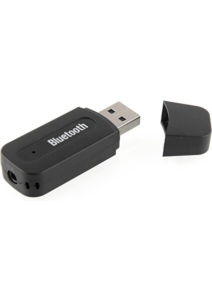 Melek Store  Powermaster PM-15152 3.5 Jack USB To Bluetooth Aux Musıc Receıver(Çevirici)