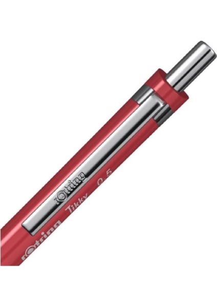 Tikky Uçlu Mekanik Versatil Kalem 0.5mm Kırmızı