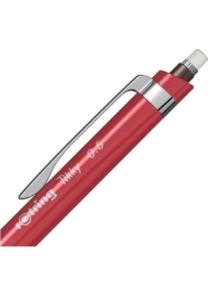 Tikky Uçlu Mekanik Versatil Kalem 0.5mm Kırmızı