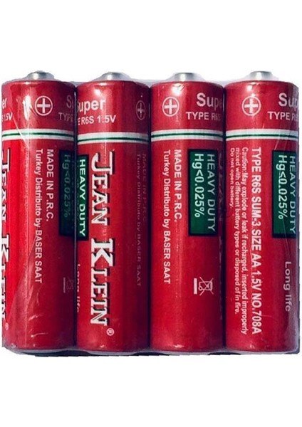 Jean Kleın Aaa 1.5V Ince Kalem Pil 60LI Paket - Kumanda Pili