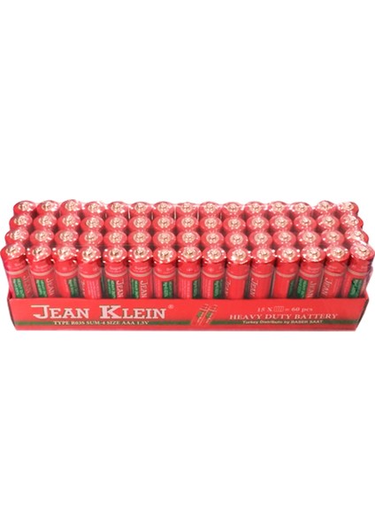 Jean Kleın Aaa 1.5V Ince Kalem Pil 60LI Paket - Kumanda Pili