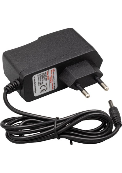 Powermaster EY-12W-8P 7.8 Volt 1.2 Amper Plastik Kasa Adaptör 3.5*1.35 Uç