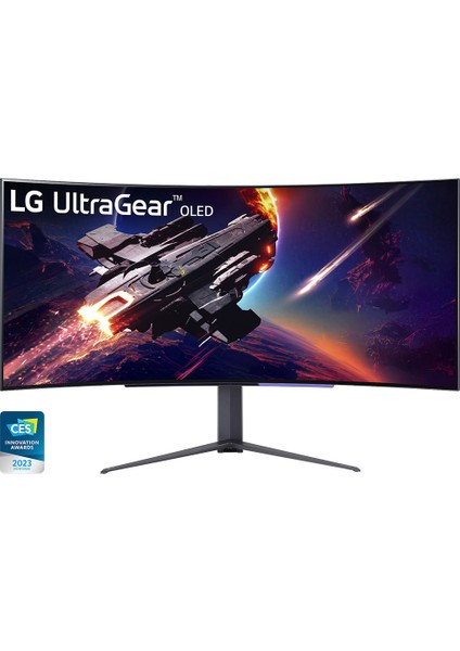 Lg 45GR95QE-B 45 Inc 240Hz 0,03MS G-Sync Wqhd OLED Curved Gaming Monitör