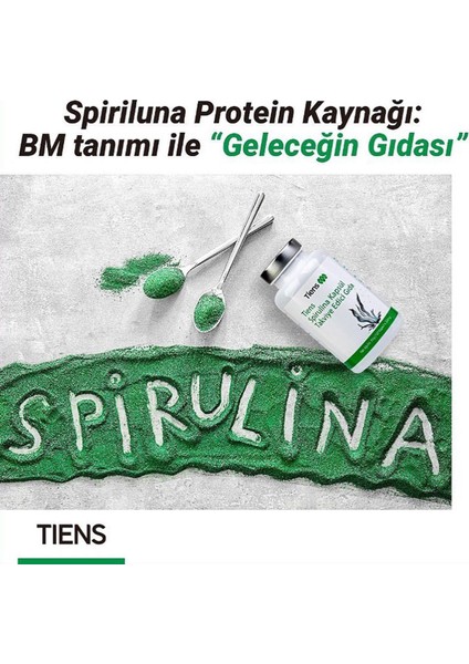 Spirulina Kapsül Takviye Edici Gıda 100 Kapsül