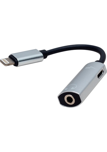 Powermaster PM-3833 Lıghtnıng Şarj ve 3.5 mm Kulaklık Çevirici Kablo Adaptör fırsatları
