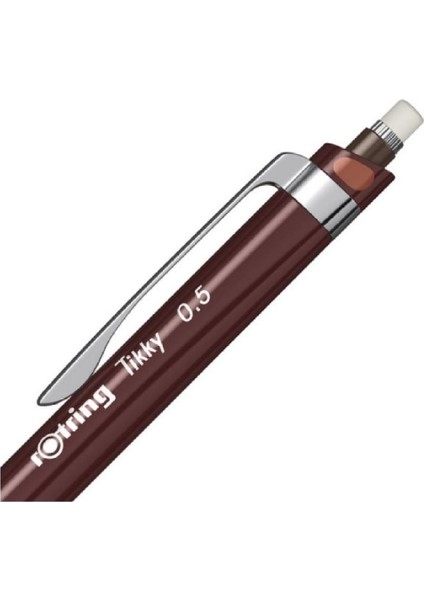 Tikky Uçlu Mekanik Versatil Kalem 0.5mm Bordo fırsatları
