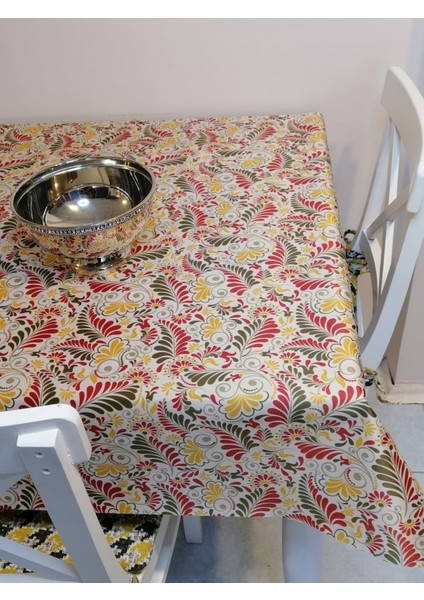 Kumaş Dokulu Tabanı Silikonlu Yıkanabilir Silinebilir Ütülenebilir Kaymaz Dekoratif Masa Örtüsü modelleri