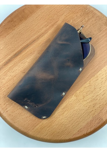 Rayban Gözlük Kabı Efektli Hakiki Deri El Yapımı Slim Okuma Gözlük Kılıfı indirimleri