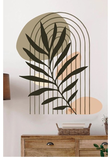 Bohem Leaves Art Duvar Sticker