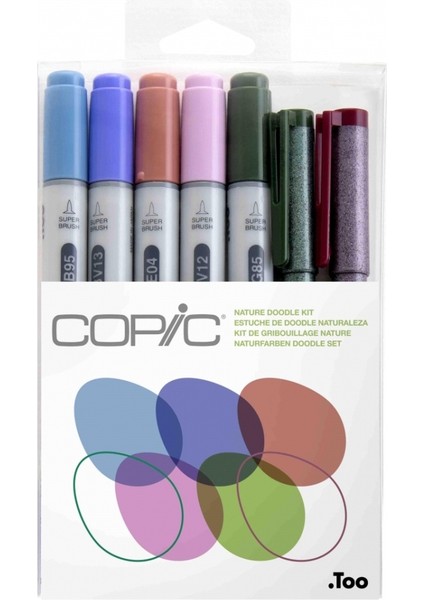 Ciao Marker Kalemi Doodle Kit Nature Set