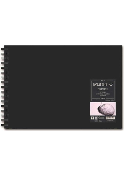 Sketch Book Natural Grain 110GR Landscape Spiralli Çizim Blok 80 Sayfa A5 (14.8X21CM)