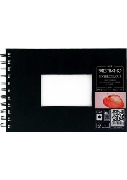 Watercolour Book Cold Pressed 300GR Spiralli Sulu Boya Defteri 25 Sayfa A5 (14.8X21CM)