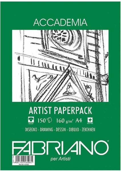 Accademia Artists Paperpack Natural Grain 160GR A4 (21X29.7CM) 150 Sayfa