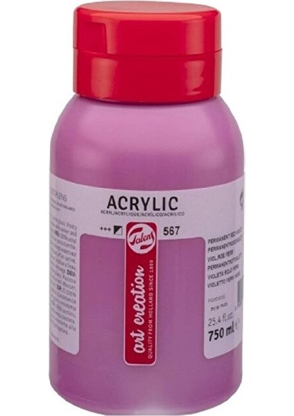 Art Creation Akrilik Boya 750ML 567 Permanent Red Violet