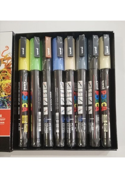 Unı Posca Pc-3m 8'li Set