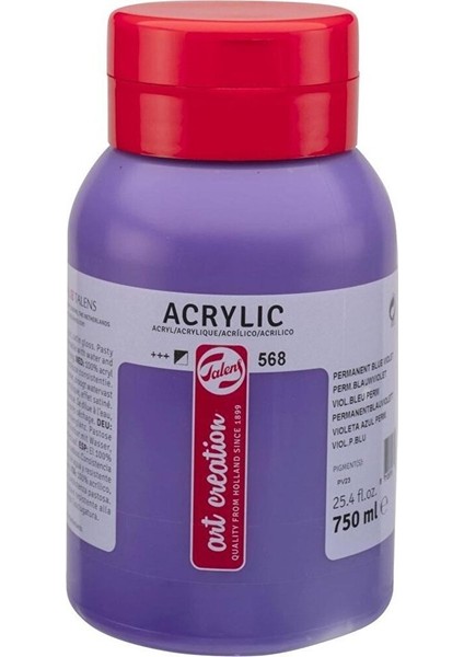 Art Creation Akrilik Boya 750ML 568 Permanet Blue Violet