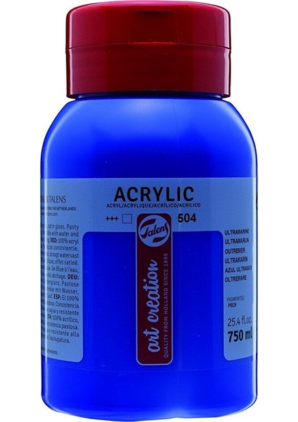 Art Creation Akrilik Boya 750ML 504 Ultramarine