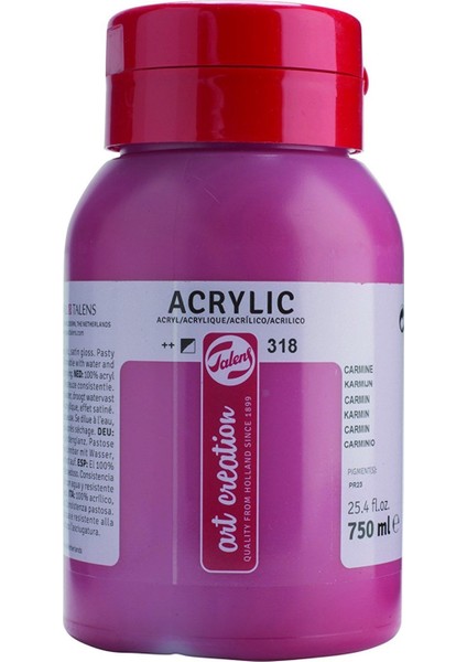 Art Creation Akrilik Boya 750ML 318 Carmine