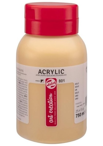 Art Creation Akrilik Boya 750ML 801 Gold