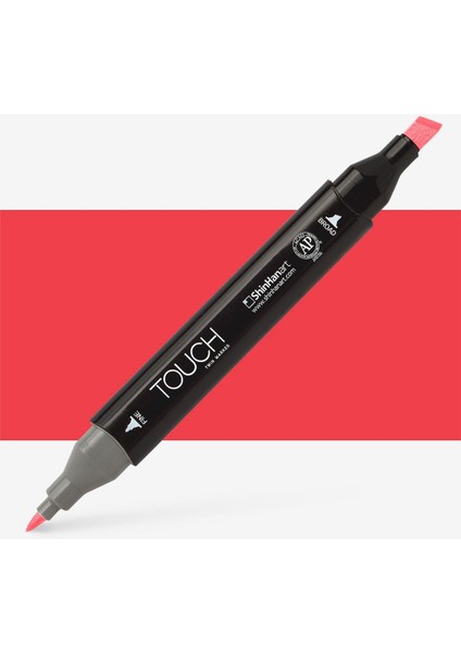 Touch Twin Marker Pen : Çift Uçlu Marker Kalemi : Coral Red : R12