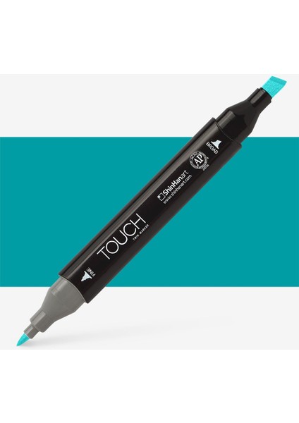 Touch Twin Marker Pen : Çift Uçlu Marker Kalemi : Ice Blue : B65