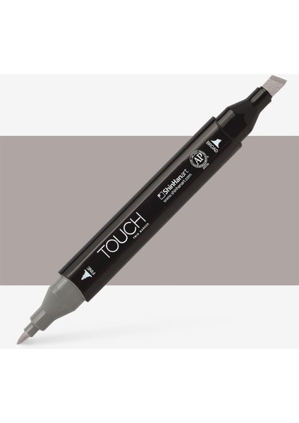 Touch Twin Marker Pen : Çift Uçlu Marker Kalemi : Warm Grey : Wg4