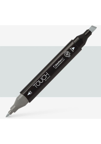 Touch Twin Marker Pen : Çift Uçlu Marker Kalemi : Green Grey : Gg1