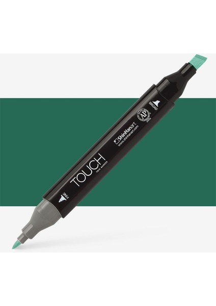 Touch Twin Marker Pen : Çift Uçlu Marker Kalemi : Deep Green : BG52