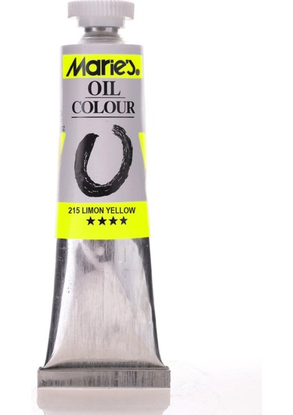 Oil Colour Yağlı Boya 50ML 215 Lemon Yellow