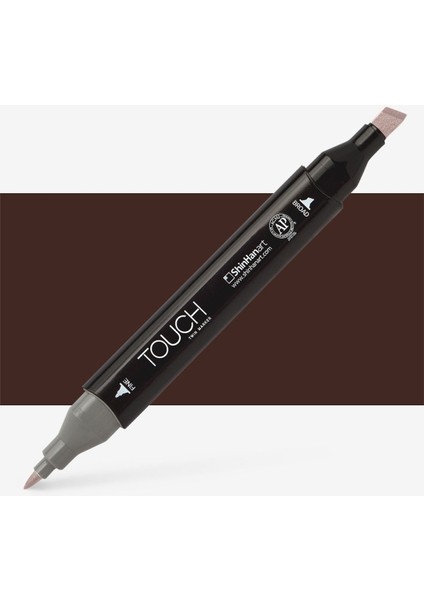 Touch Twin Marker Pen : Çift Uçlu Marker Kalemi : Chestnut Brown : BR98