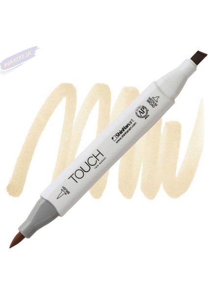 Touch Twın Brush Pen : Çift Taraflı Marker : BR113 Peanut