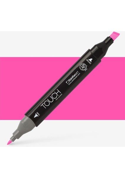 Touch Twin Marker Pen : Çift Uçlu Marker Kalemi : Vivid Pınk : Rp6
