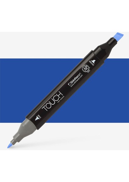 Touch Twin Marker Pen : Çift Uçlu Marker Kalemi : Napoleon Blue : PB72
