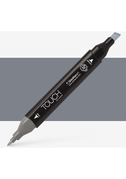 Touch Twin Marker Pen : Çift Uçlu Marker Kalemi : Cool Grey : Cg6