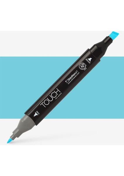 Touch Twin Marker Pen : Çift Uçlu Marker Kalemi : Baby Blue : B66