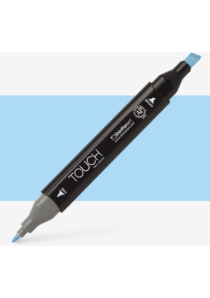 Touch Twin Marker Pen : Çift Uçlu Marker Kalemi : Pale Blue Lıght : PB185