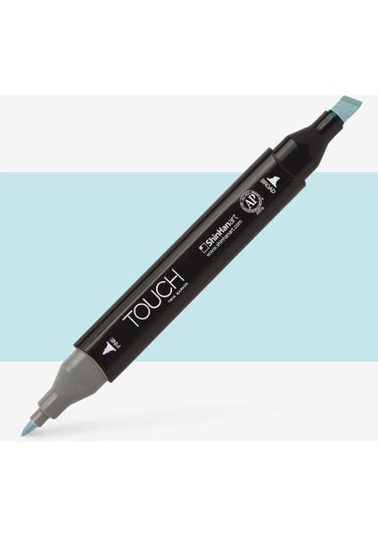 Touch Twin Marker Pen : Çift Uçlu Marker Kalemi : Frost Blue : B182