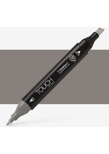 Touch Twin Marker Pen : Çift Uçlu Marker Kalemi : Warm Grey : Wg6