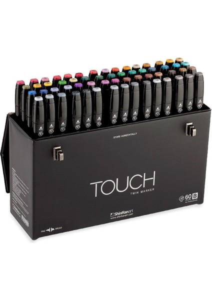 Touch Twin Marker Pen : Çift Uçlu Marker Kalemi : 60LI Set B