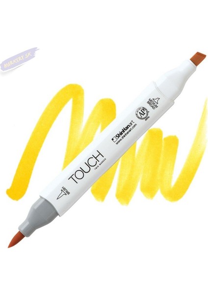 Touch Twın Brush Pen : Çift Taraflı Marker : GY222 Golden Yellow