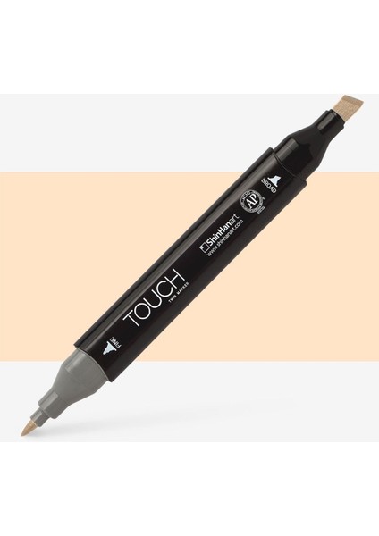 Touch Twin Marker Pen : Çift Uçlu Marker Kalemi : Pastel Peach : YR26