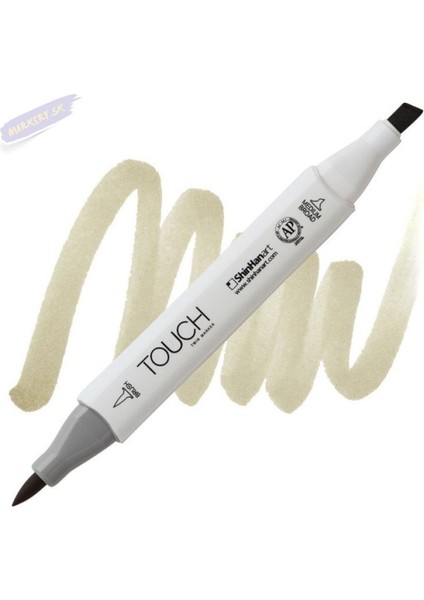 Touch Twın Brush Pen : Çift Taraflı Marker : BR115 Flax