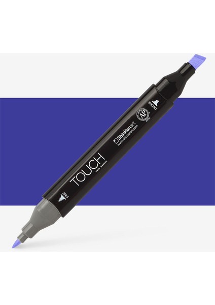 Touch Twin Marker Pen : Çift Uçlu Marker Kalemi : Ultramarıne : PB73