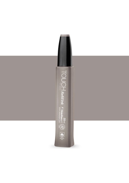 Touch Twin Marker Refill Ink: Dolum Mürekkebi : 20ML : Wg5 Warm Grey