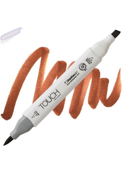 Touch Twın Brush Pen : Çift Taraflı Marker : BR94 Brick Brown