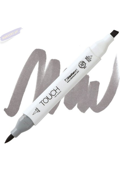 Touch Twın Brush Pen : Çift Taraflı Marker : Wg5 Warm Grey