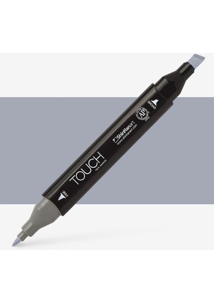 Touch Twin Marker Pen : Çift Uçlu Marker Kalemi : Cool Grey : Cg4