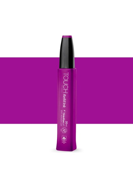 Touch Twin Marker Refill Ink: Dolum Mürekkebi : 20ML : P85 Vivid Purple