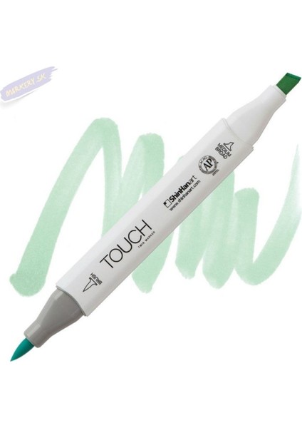 Touch Twın Brush Pen : Çift Taraflı Marker : B171 Jade Green