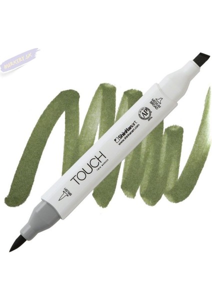 Touch Twın Brush Pen : Çift Taraflı Marker : GY231 Seaweed Green